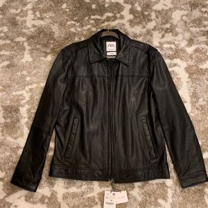 Black leather Jacket